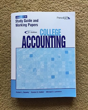 college accounting sg 5th revised edition dansby dansby 0763834912, 978-0763834913