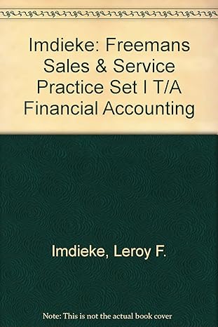 financial accounting practice set i 1st edition leroy f imdieke ,ralph e smith 0471855898, 978-0471855897