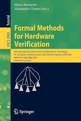 formal methods for hardware verification 6th international school on formal methods for the design of