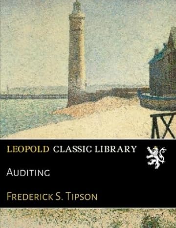 auditing 1st edition frederick s tipson b01j241ou4