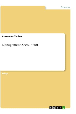 management accountant 1st edition alexander tauber 3346061671, 978-3346061676