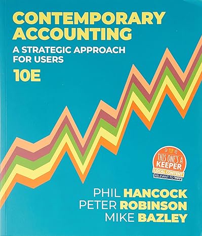 contemporary accounting a strategic approach for users 1st edition  017042524x, 978-0170425247