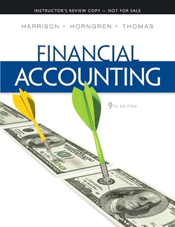 financial accounting 1st edition  0132751259, 978-0132751254