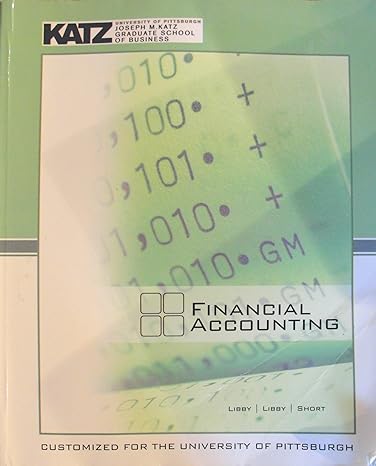 financial accounting 1st edition robert libby 0077622928, 978-0077622923