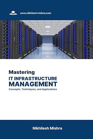 mastering it infrastructure management concepts techniques and applications 1st edition nikhilesh mishra