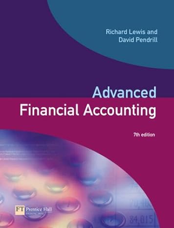 advanced financial accounting with financial accounting and reporting 1st edition richard lewis 0582844223,