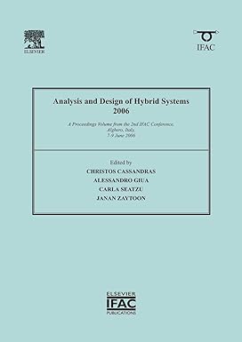 analysis and design of hybrid systems 2006 a proceedings volume from the 2nd ifac conference alghero italy 7