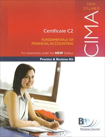 cima c2 financial accounting fundamentals 1st edition  0751726532, 978-0751726534