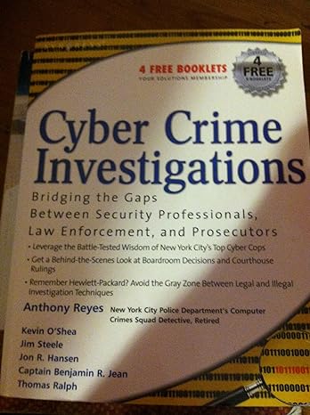 cyber crime investigations bridging the gaps between security professionals law enforcement and prosecutors