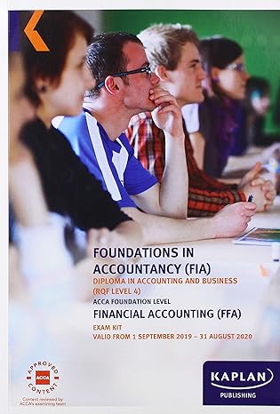 financial accounting ffa acca f3 1st edition  1787404501, 978-1787404502