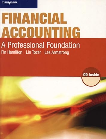 financial accounting a professional foundation cd inside 1st edition  0170111628, 978-0170111621