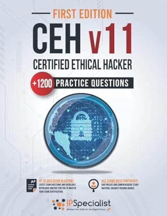 ceh certified ethical hacker v11 +1200 exam practice questions with detail explanations and reference links