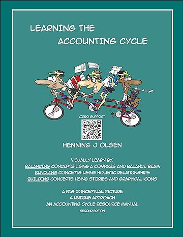 learning the accounting cycle 1st edition henning j olsen b08yk3yhrb