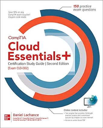 comptia cloud essentials+ certification study guide second edition 2nd edition daniel lachance 1260461785,