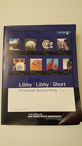 financial accounting 6e   for san diego state university accounting 201 value edition robert libby