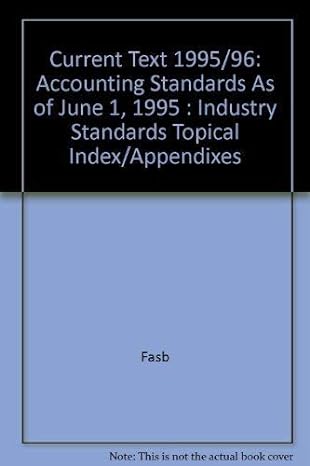 fasb industry standards series volume 2nd edition financial accounting standards board 0471129852,