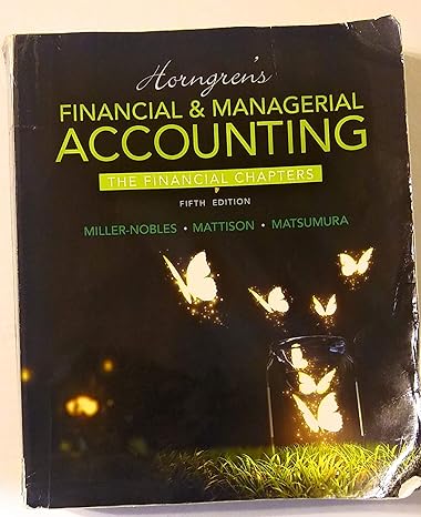 horngrens financial and managerial accounting plus mylab accounting with pearson etext access card package