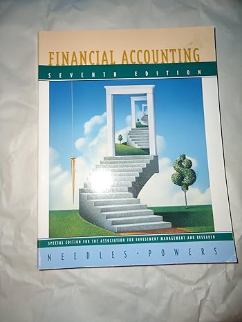 financial accounting   custom publication 7th edition needles 061818385x, 978-0618183852