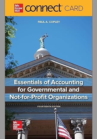 connect access card for essentials of accounting for governmental and not for profit organizations 14th