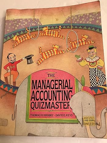 the managerial accounting quizmaster 1st edition thomas r hrubec ,david e keys 0070344728, 978-0070344723