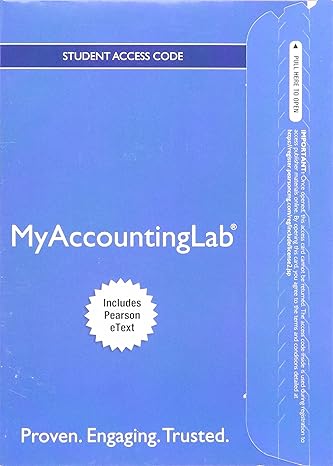 mylab accounting with pearson etext access card for financial accounting 4th edition jeffrey waybright