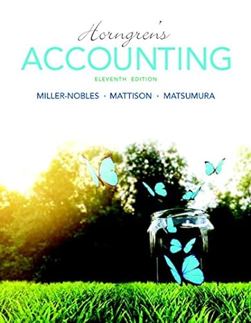 horngrens accounting plus mylab accounting with pearson etext access card package 11th edition tracie l