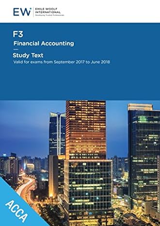 acca f3 financial accounting study text 2017 18 1st edition emile woolf international 1848436335,