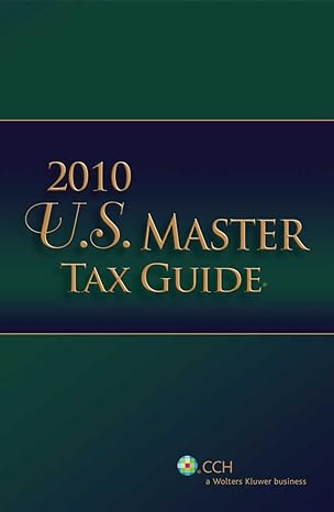 u s master tax guide 2010 93rd edition cch tax law editors 0808021699, 978-0808021698