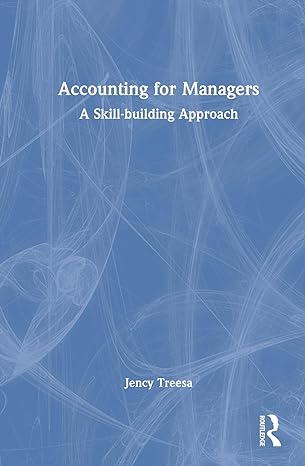 accounting for managers a skill building approach 1st edition jency treesa 1032572965, 978-1032572963