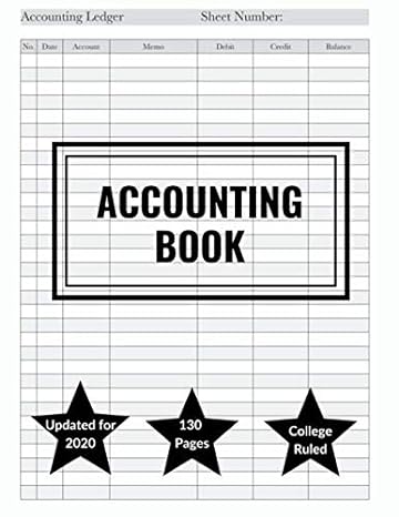 accounting book 130 pages size 8 5 x 11 inches double sided perfect binding college ruled 1st edition the