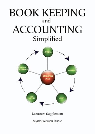 book keeping and accounting simplified lecturers supplement 1st edition myrtle warren burke 1908552263,
