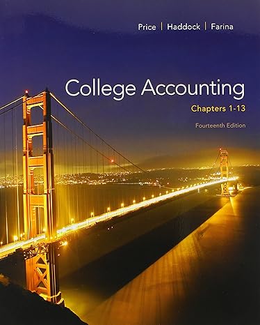 college accounting with connect plus 14th edition john price ,m david haddock ,michael farina 1259284875,