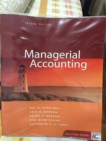 managerial accounting / with cd ray h garrison paperback 1st edition  0071234314, 978-0071234313