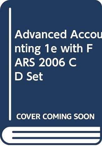 advanced accounting with fars 2006 cd set 1st edition dennis m bline 0470053232, 978-0470053232