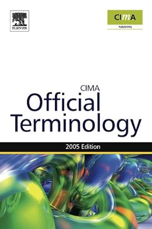 management accounting official terminology the chartered institute of management accountants 2nd edition