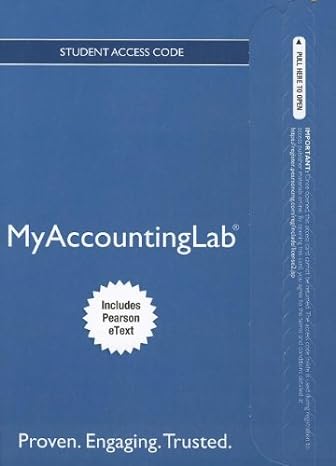 new mylab accounting with pearson etext access card for college accounting 12th edition jeffrey slater