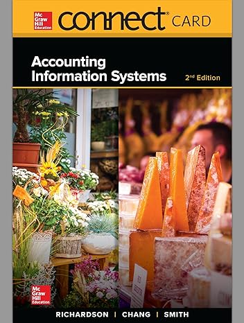 connect access card for accounting information systems 2nd edition vernon richardson ,chengyee chang ,rod