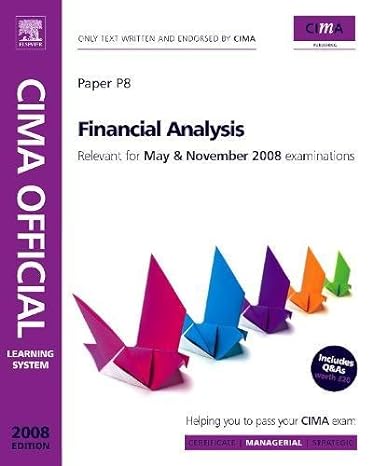 cima official learning system financial analysis 4th edition catherine gowthorpe 0750684291, 978-0750684293