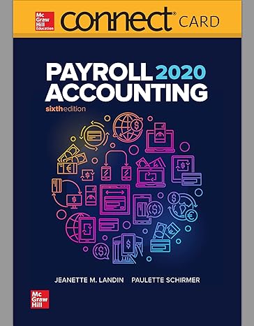 connect access card for payroll accounting 2020 6th edition jeanette landin ,paulette schirmer 1260481069,