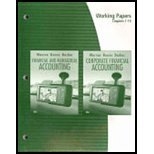 financial and managerial accounting working papers 1 15 by warren carl s reeve james m duchac jonathan