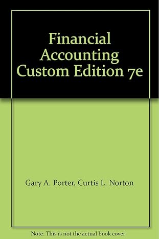 financial accounting   7e 7e edition gary a porter 1111723648, 978-1111723644