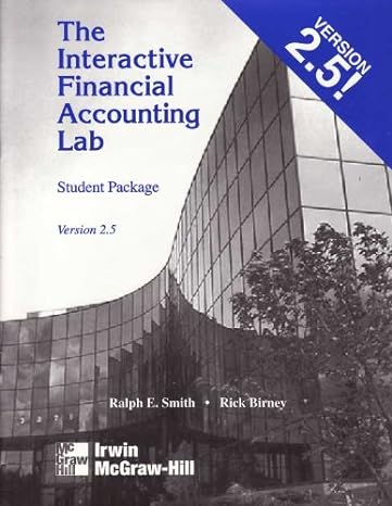 interactive financial accounting lab student package version 2 5 2nd edition ralph smith ,patrick birney