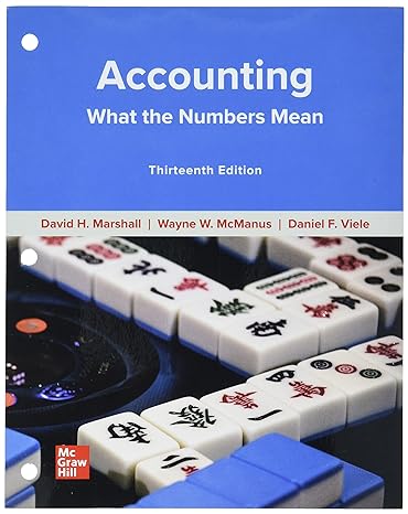 loose leaf for accounting what the numbers mean 13th edition david marshall ,wayne mcmanus ,daniel viele