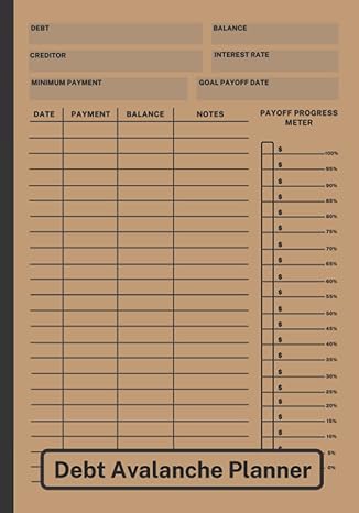 debt avalanche planner a debt payoff tracker tackle your debts in order of highest to lowest interest rate