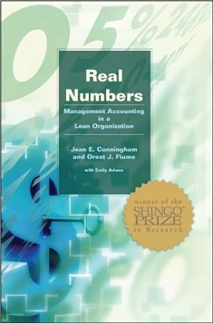 Real Numbers Management Accounting In A Lean Organization