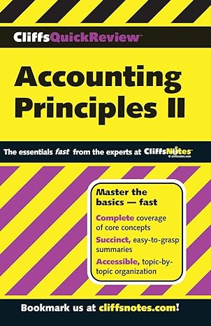 cliffsquickreview accounting principles ii updated edition elizabeth a minbiole 0764585657, 978-0764585654