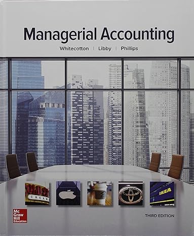 gen combo managerial accounting connect access card 3rd edition stacey whitecotton 125984742x, 978-1259847424