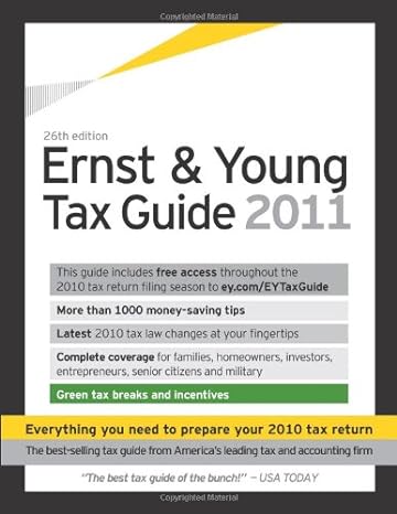 ernst and young tax guide 2011 26th edition llp ernst young ,peter w bernstein 1879161001, 978-1879161009