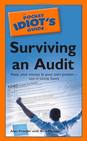 the pocket idiots guide to surviving an audit 1st edition alan friedfel ,rich mintzer 1592579647,