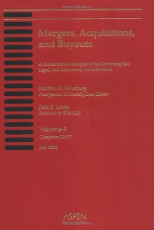 mergers acquisitions and buyouts 2005 1st edition martin d ginsburg ,jack s levin 0735555435, 978-0735555433